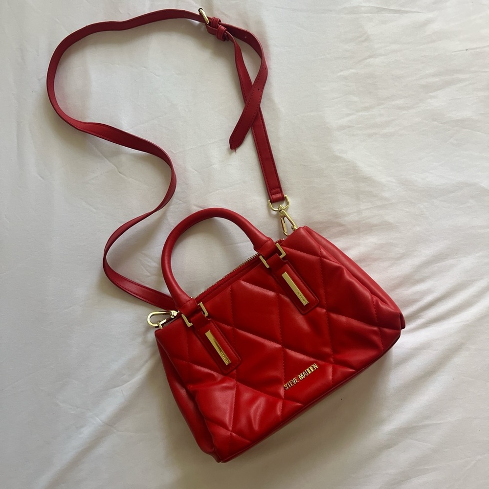 Bright Red Steve Madden Purse